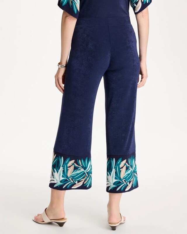 Travelers Palm Border Crop Pant - image 3